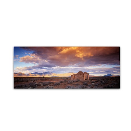 David Evans 'Edeowie-Flinders Ranges' Canvas Art,6x19